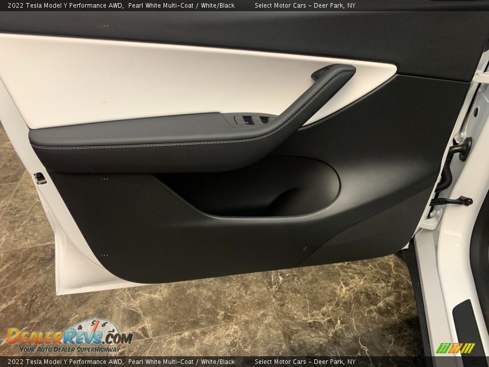 Door Panel of 2022 Tesla Model Y Performance AWD Photo #13