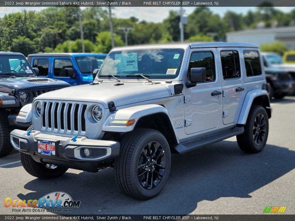 2022 Jeep Wrangler Unlimited Sahara 4XE Hybrid Silver Zynith / Black Photo #1