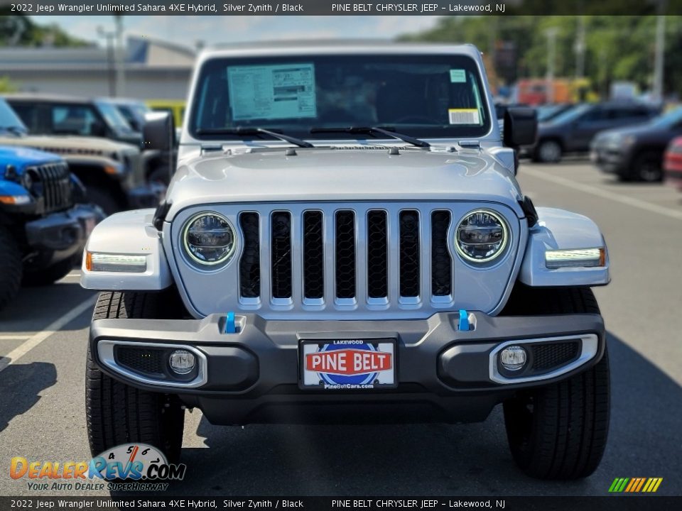 2022 Jeep Wrangler Unlimited Sahara 4XE Hybrid Silver Zynith / Black Photo #2