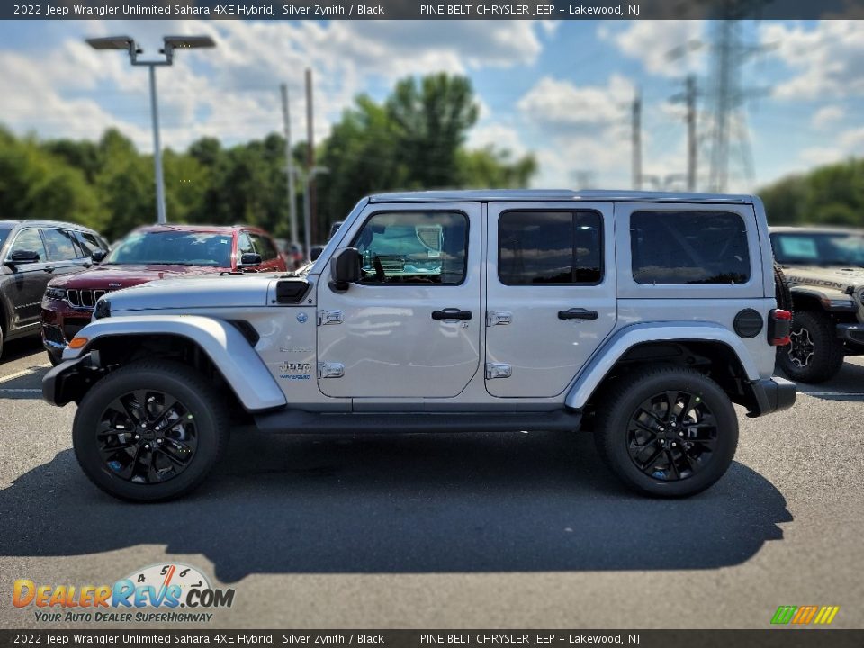 2022 Jeep Wrangler Unlimited Sahara 4XE Hybrid Silver Zynith / Black Photo #3