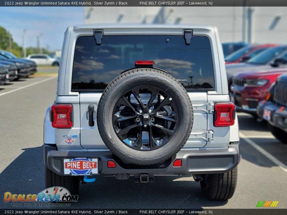 2022 Jeep Wrangler Unlimited Sahara 4XE Hybrid Silver Zynith / Black Photo #5