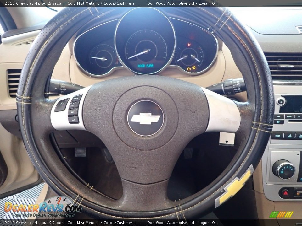 2010 Chevrolet Malibu LS Sedan Gold Mist Metallic / Cocoa/Cashmere Photo #12