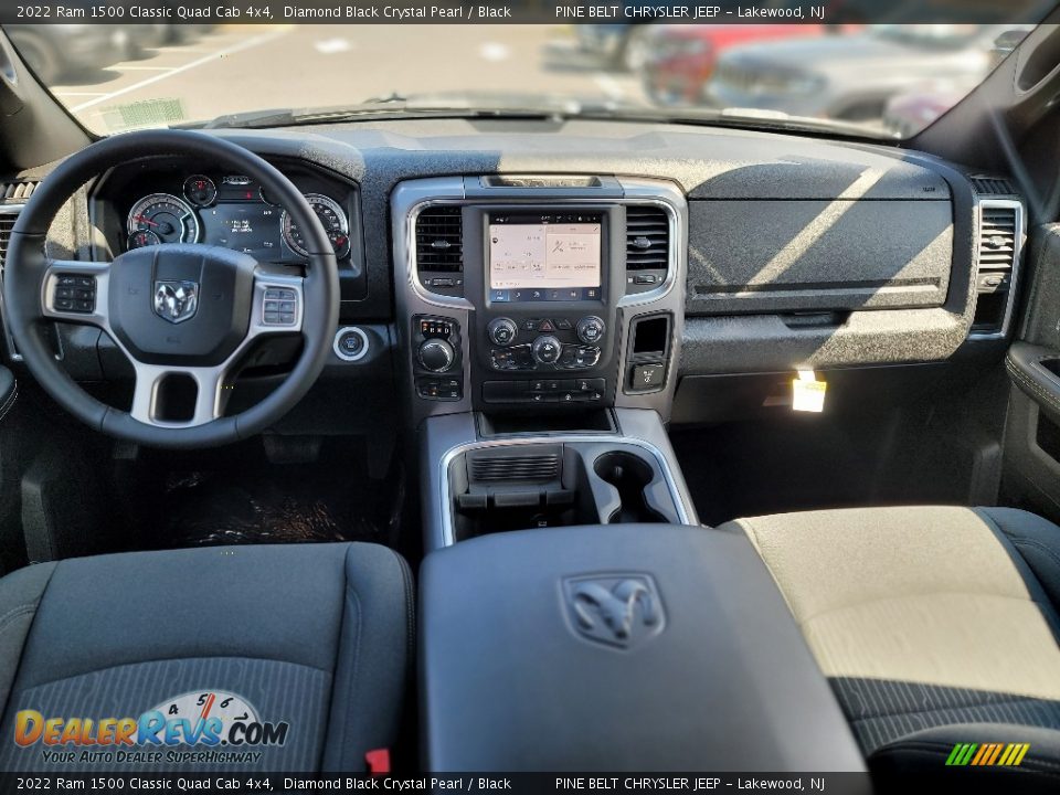 2022 Ram 1500 Classic Quad Cab 4x4 Diamond Black Crystal Pearl / Black Photo #9