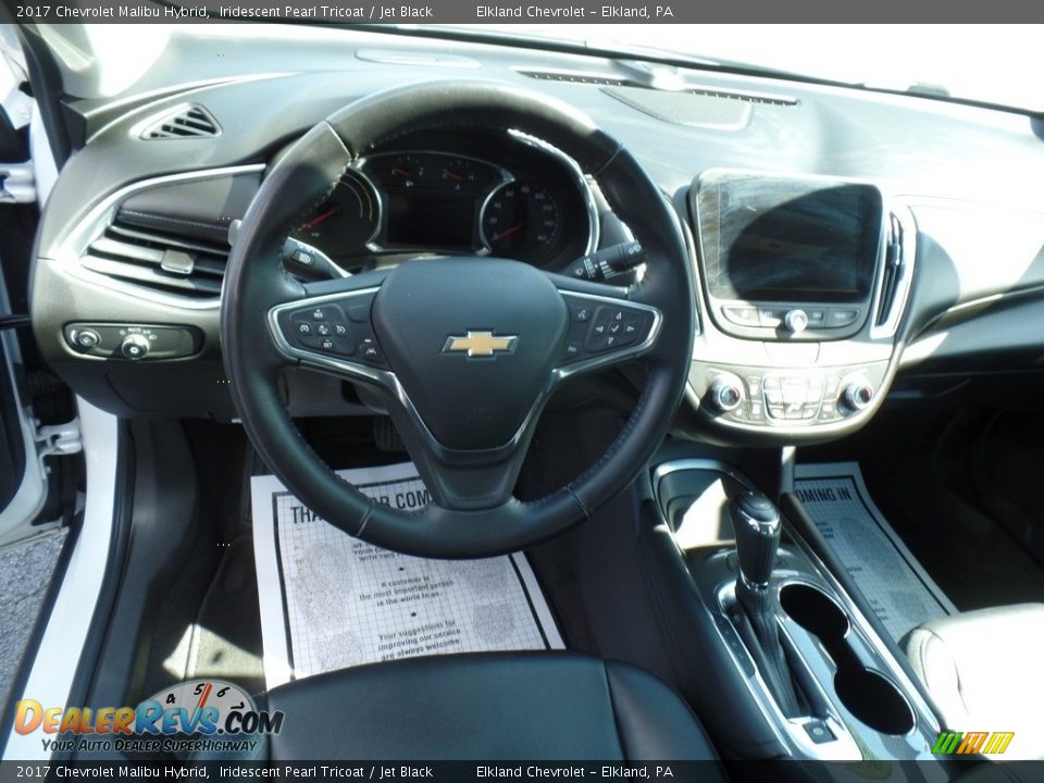 2017 Chevrolet Malibu Hybrid Iridescent Pearl Tricoat / Jet Black Photo #19