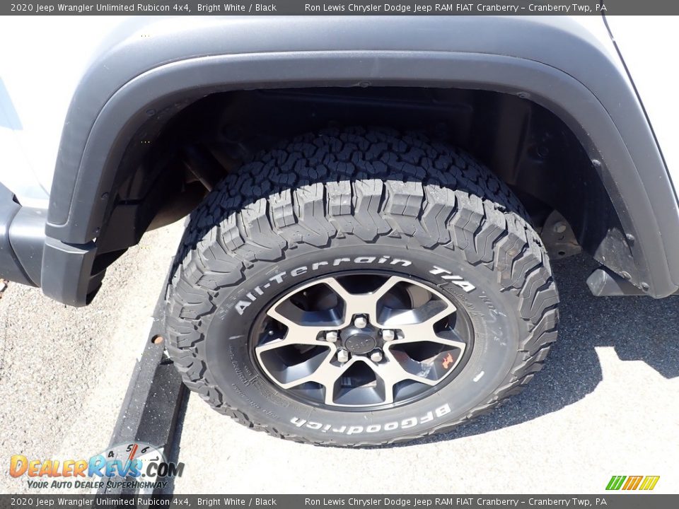 2020 Jeep Wrangler Unlimited Rubicon 4x4 Bright White / Black Photo #5
