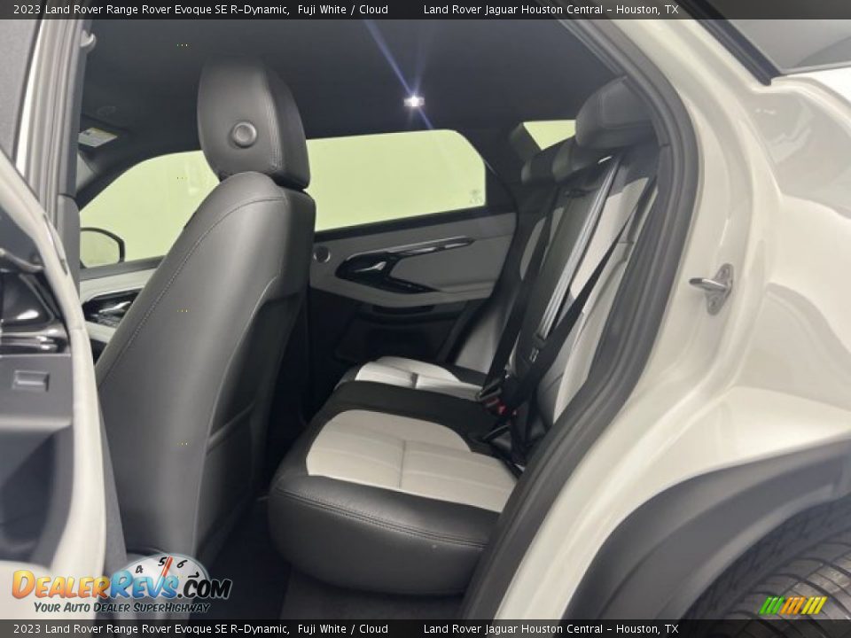 Rear Seat of 2023 Land Rover Range Rover Evoque SE R-Dynamic Photo #5