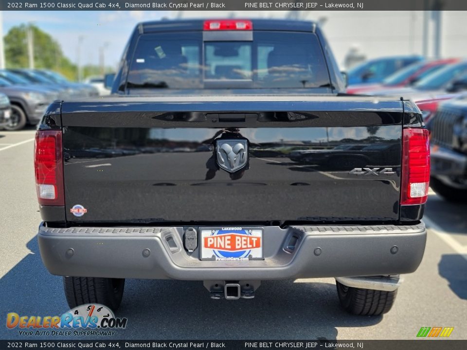 2022 Ram 1500 Classic Quad Cab 4x4 Diamond Black Crystal Pearl / Black Photo #5