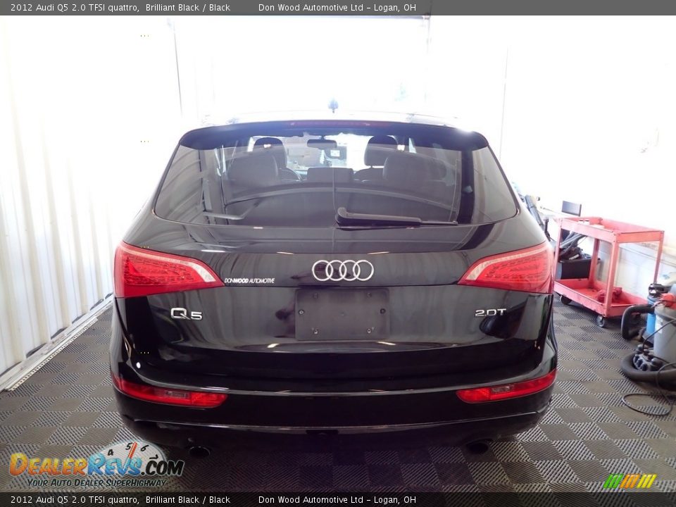 2012 Audi Q5 2.0 TFSI quattro Brilliant Black / Black Photo #9