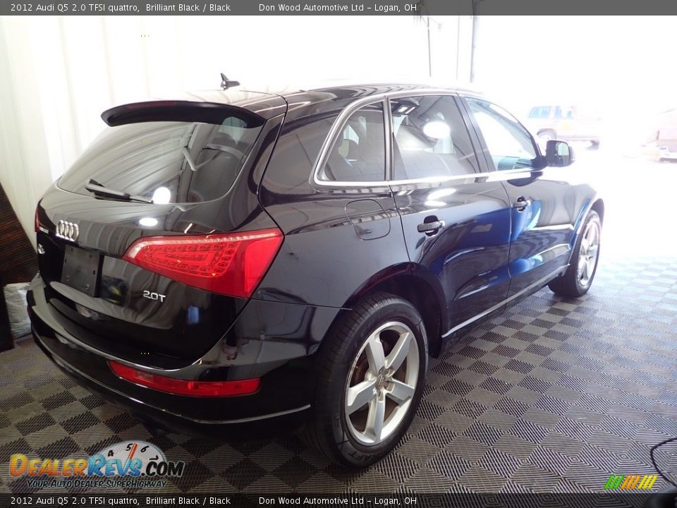 2012 Audi Q5 2.0 TFSI quattro Brilliant Black / Black Photo #12