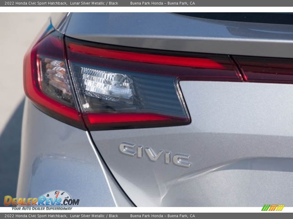 2022 Honda Civic Sport Hatchback Lunar Silver Metallic / Black Photo #6