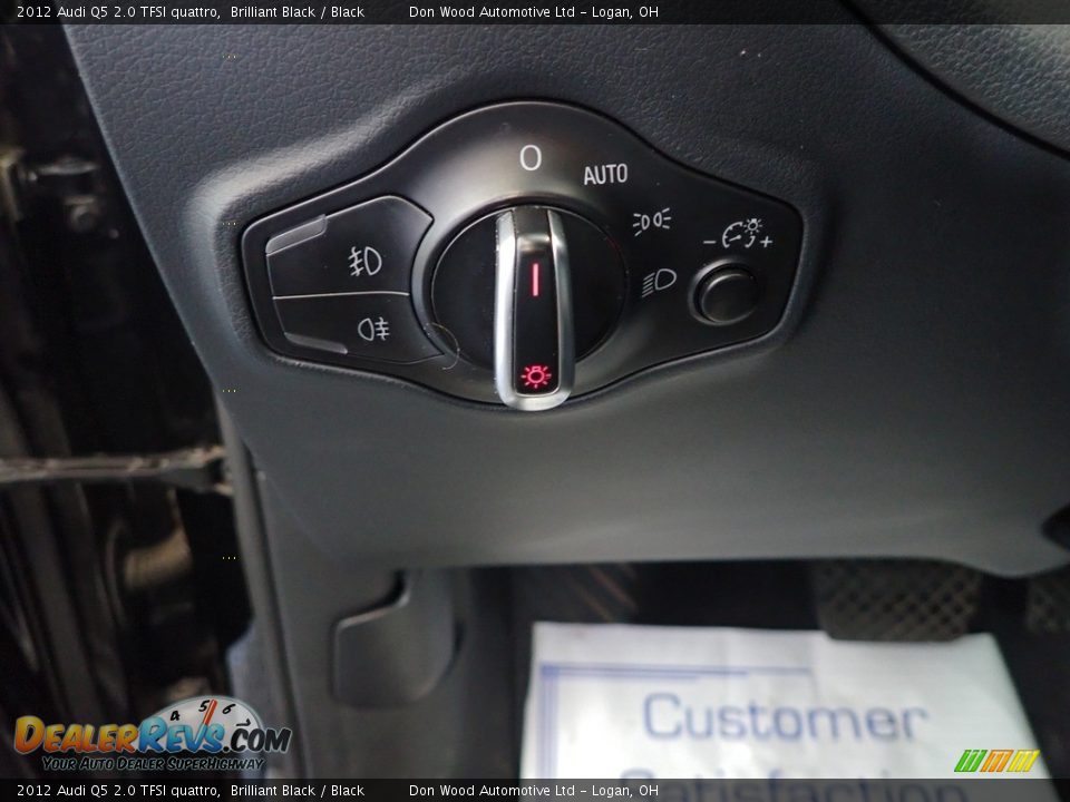 2012 Audi Q5 2.0 TFSI quattro Brilliant Black / Black Photo #17