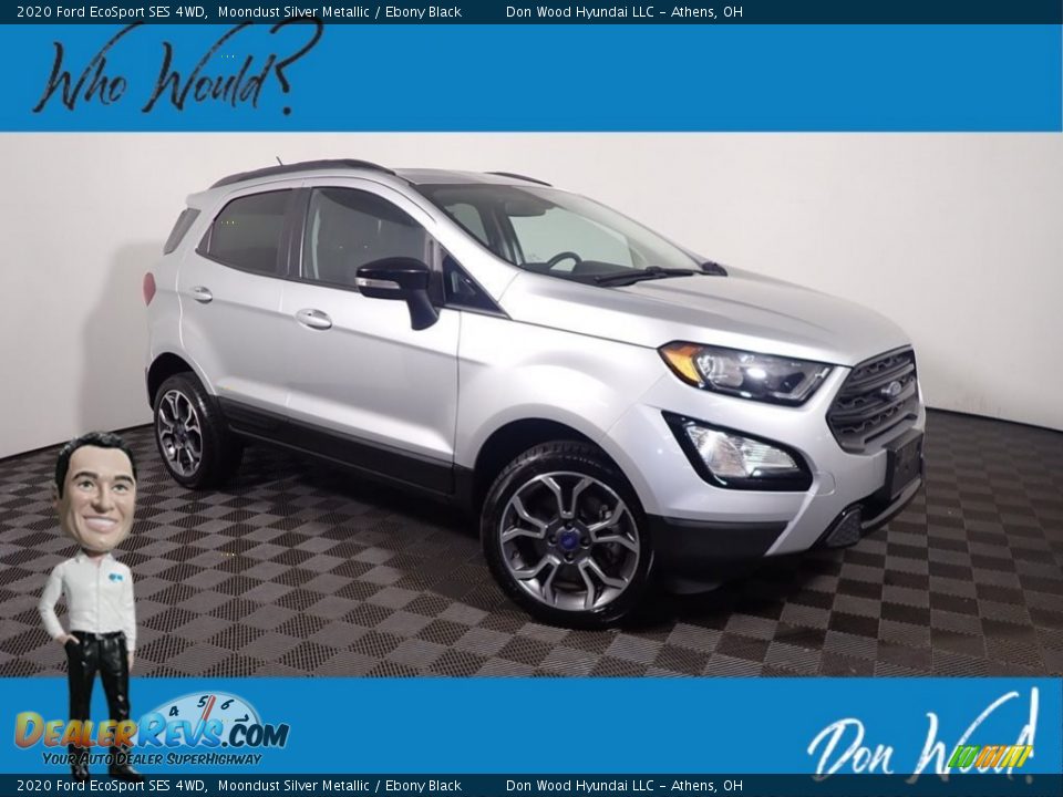 2020 Ford EcoSport SES 4WD Moondust Silver Metallic / Ebony Black Photo #1