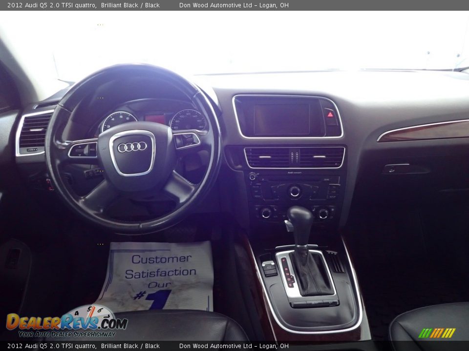 2012 Audi Q5 2.0 TFSI quattro Brilliant Black / Black Photo #27