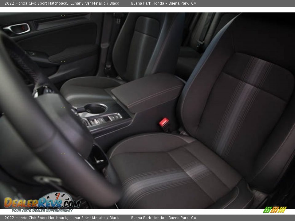 2022 Honda Civic Sport Hatchback Lunar Silver Metallic / Black Photo #24