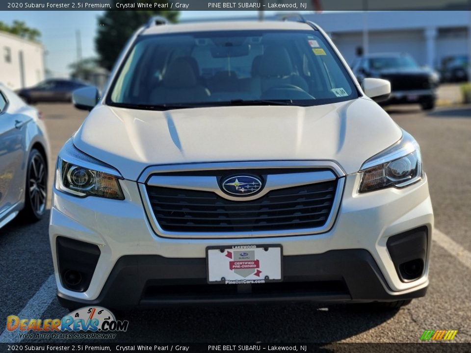 2020 Subaru Forester 2.5i Premium Crystal White Pearl / Gray Photo #3