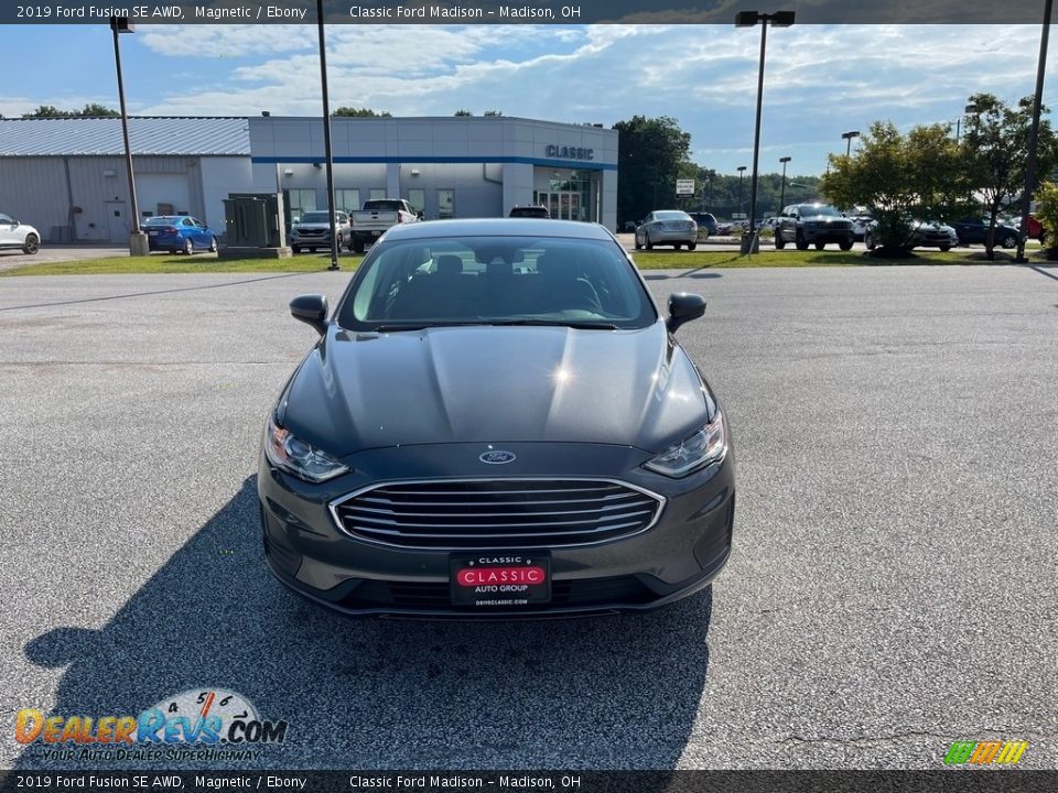 2019 Ford Fusion SE AWD Magnetic / Ebony Photo #2