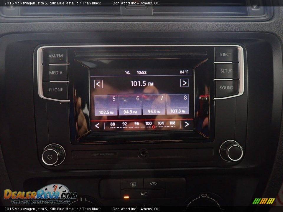 2016 Volkswagen Jetta S Silk Blue Metallic / Titan Black Photo #2