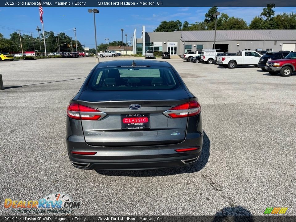 2019 Ford Fusion SE AWD Magnetic / Ebony Photo #6