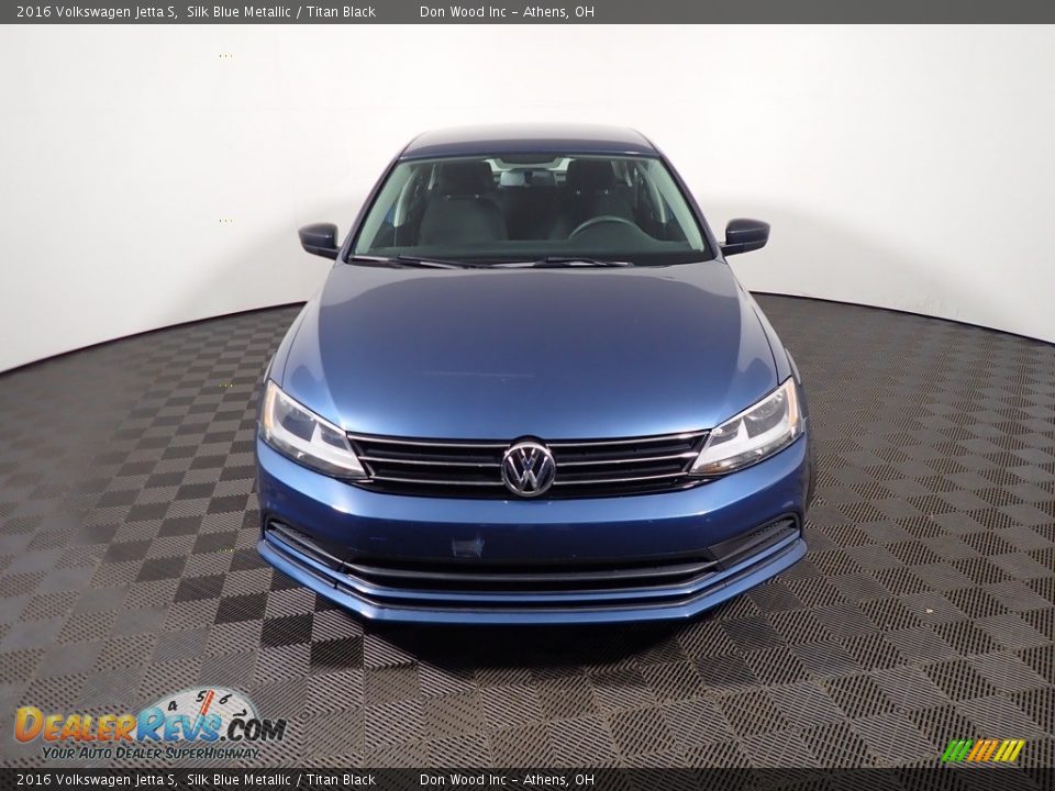 2016 Volkswagen Jetta S Silk Blue Metallic / Titan Black Photo #4
