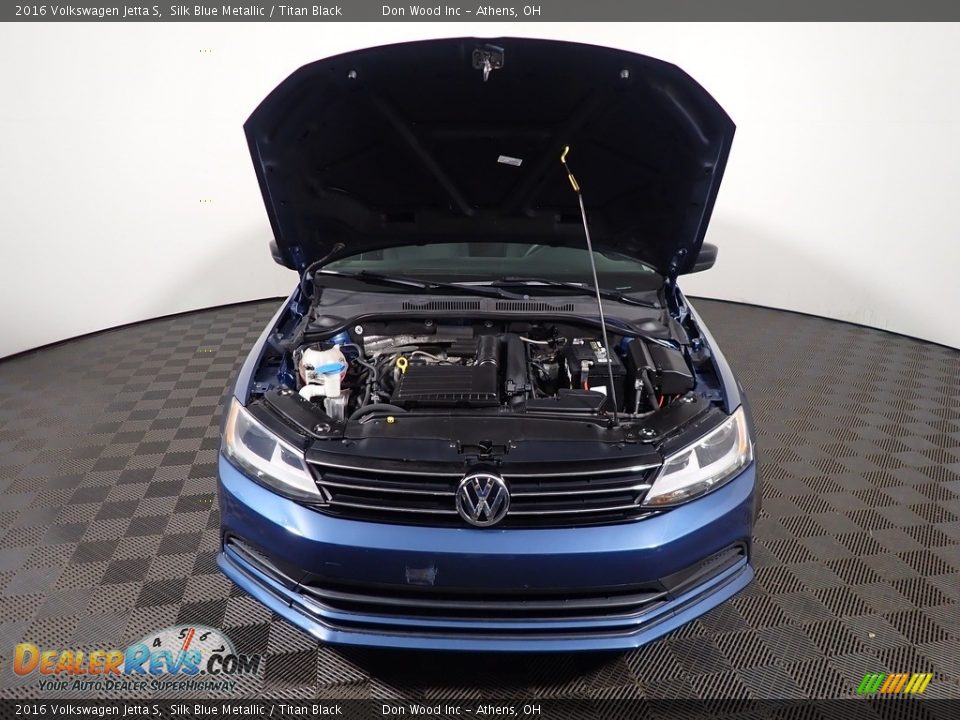 2016 Volkswagen Jetta S Silk Blue Metallic / Titan Black Photo #5