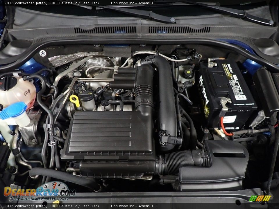 2016 Volkswagen Jetta S Silk Blue Metallic / Titan Black Photo #6