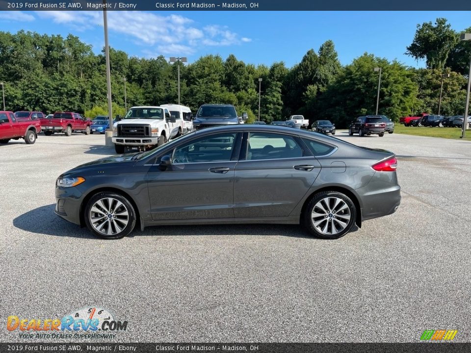 2019 Ford Fusion SE AWD Magnetic / Ebony Photo #8