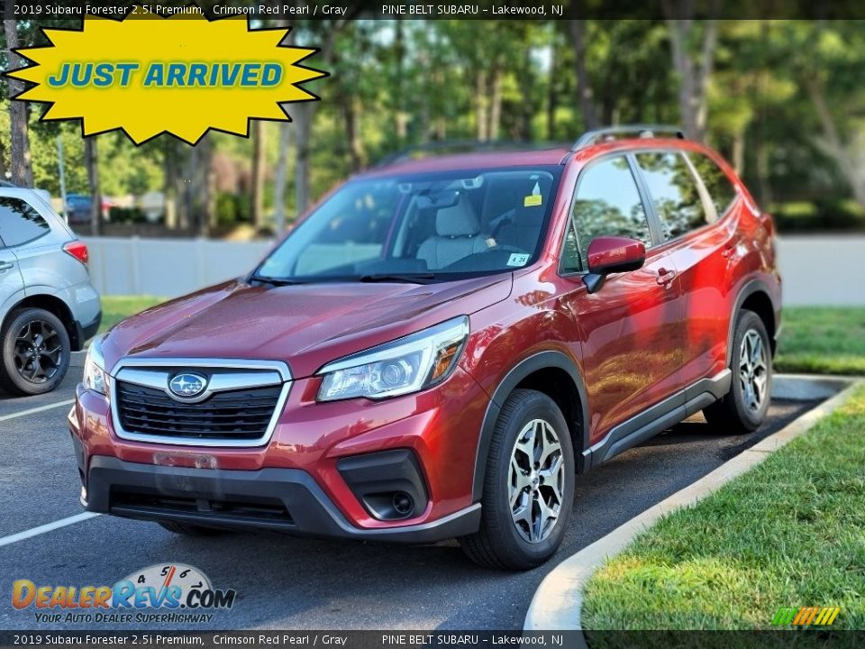 2019 Subaru Forester 2.5i Premium Crimson Red Pearl / Gray Photo #1
