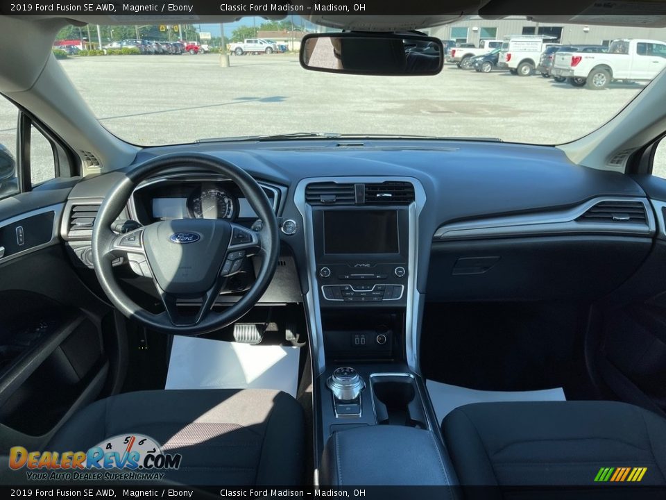 2019 Ford Fusion SE AWD Magnetic / Ebony Photo #10