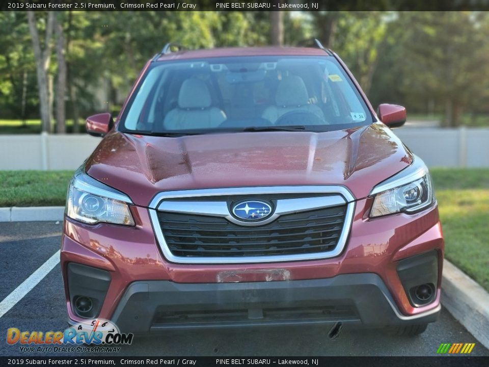 2019 Subaru Forester 2.5i Premium Crimson Red Pearl / Gray Photo #3