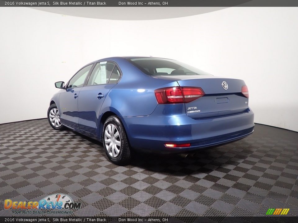 2016 Volkswagen Jetta S Silk Blue Metallic / Titan Black Photo #9