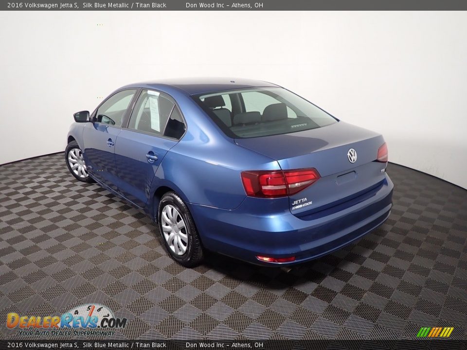 2016 Volkswagen Jetta S Silk Blue Metallic / Titan Black Photo #10