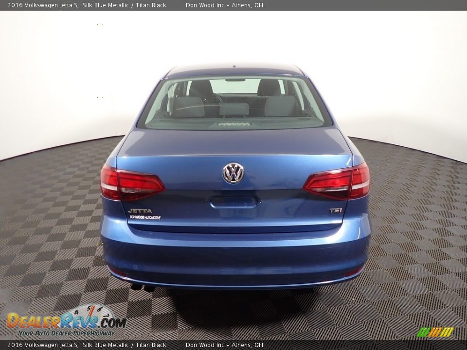 2016 Volkswagen Jetta S Silk Blue Metallic / Titan Black Photo #11