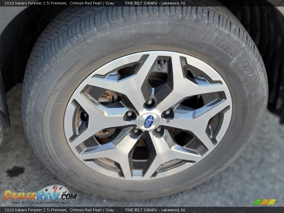 2019 Subaru Forester 2.5i Premium Crimson Red Pearl / Gray Photo #5