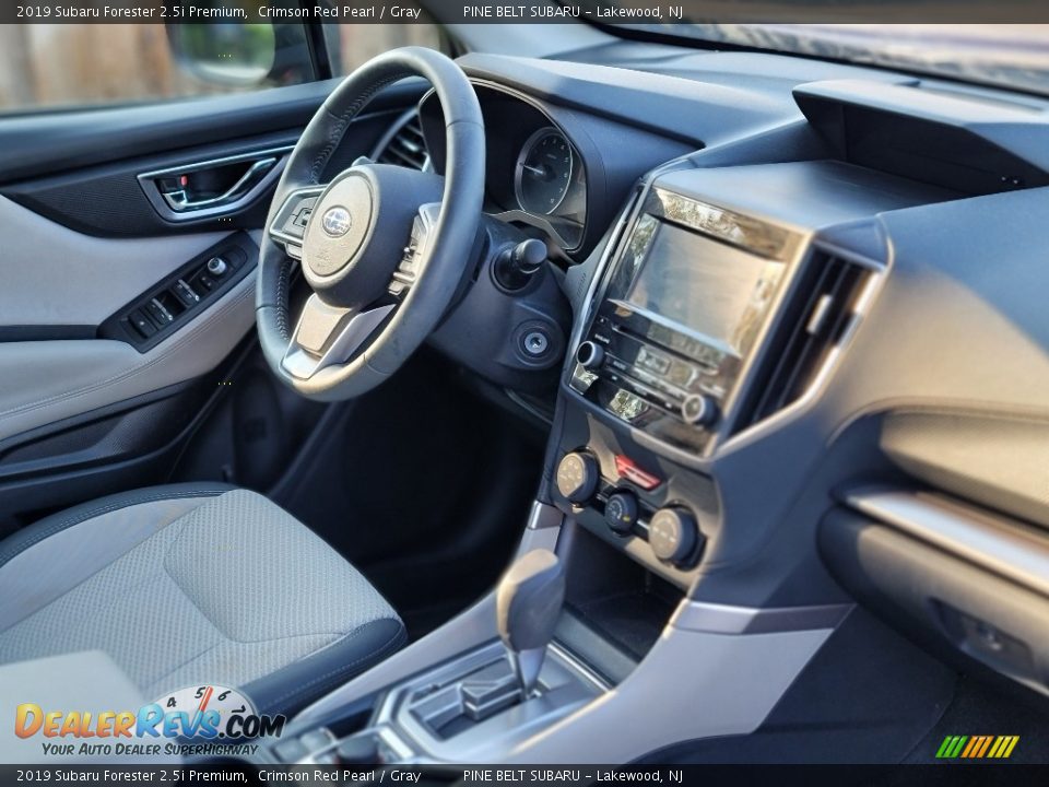 2019 Subaru Forester 2.5i Premium Crimson Red Pearl / Gray Photo #6