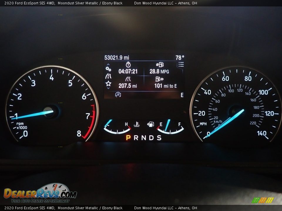 2020 Ford EcoSport SES 4WD Moondust Silver Metallic / Ebony Black Photo #30