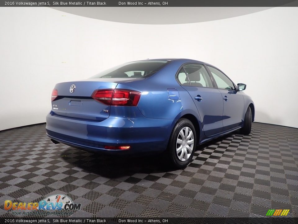 2016 Volkswagen Jetta S Silk Blue Metallic / Titan Black Photo #14