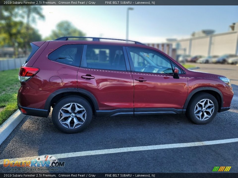2019 Subaru Forester 2.5i Premium Crimson Red Pearl / Gray Photo #8