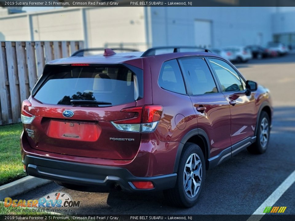 2019 Subaru Forester 2.5i Premium Crimson Red Pearl / Gray Photo #9