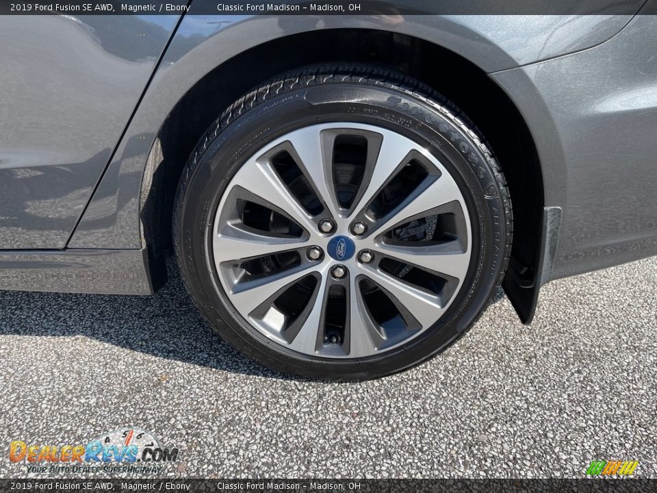 2019 Ford Fusion SE AWD Magnetic / Ebony Photo #16