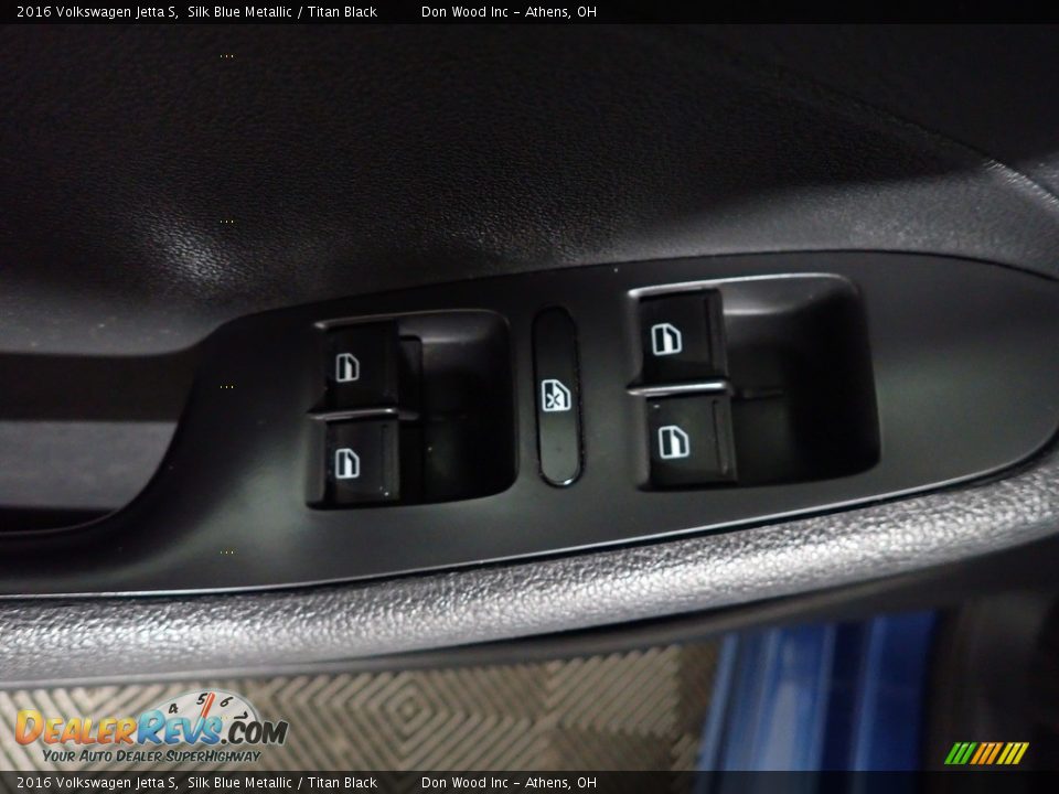 2016 Volkswagen Jetta S Silk Blue Metallic / Titan Black Photo #17