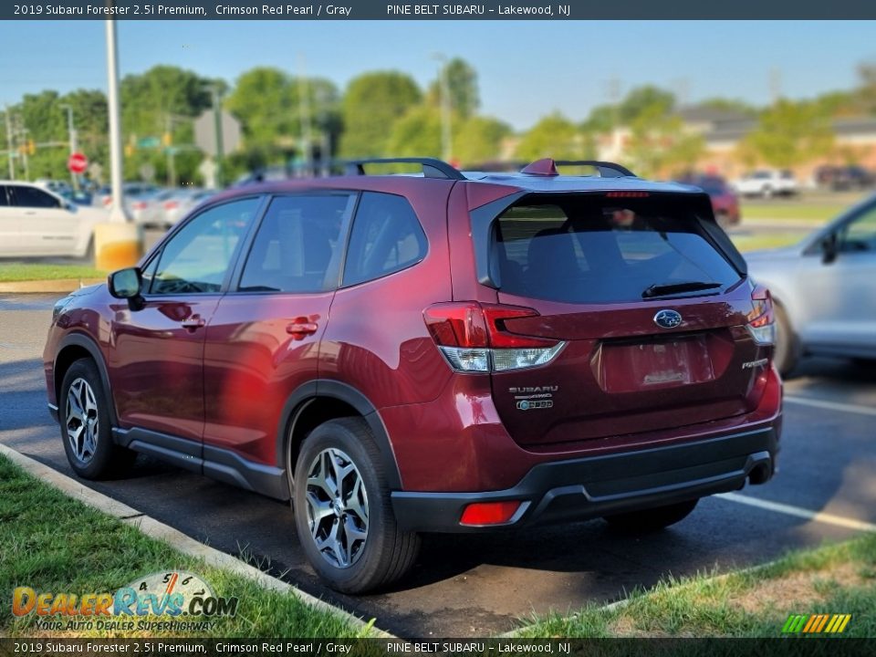 2019 Subaru Forester 2.5i Premium Crimson Red Pearl / Gray Photo #11