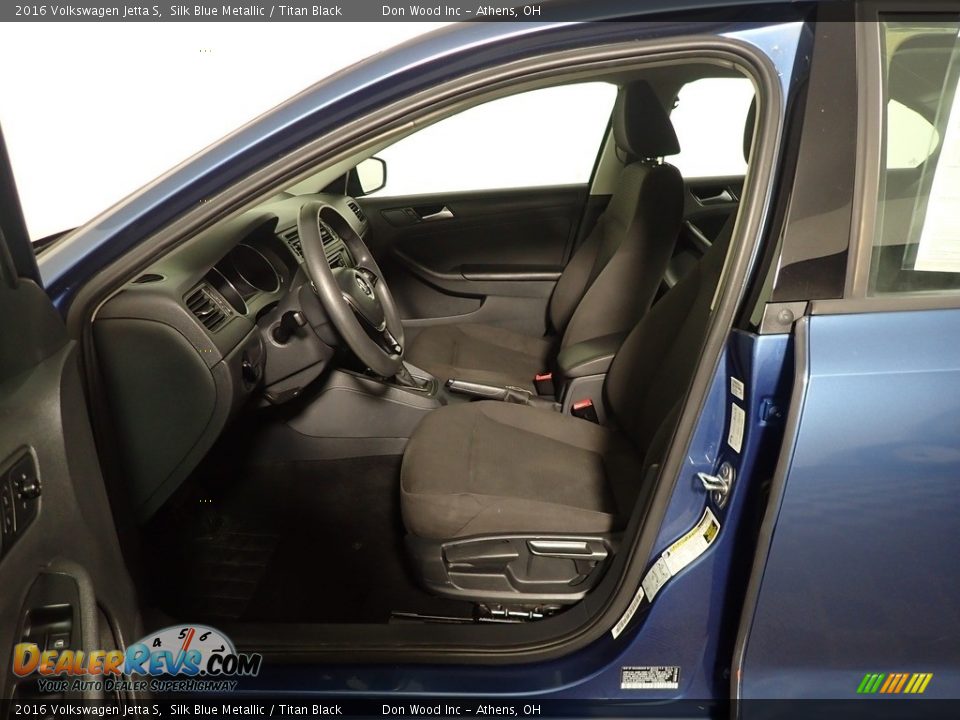 2016 Volkswagen Jetta S Silk Blue Metallic / Titan Black Photo #18