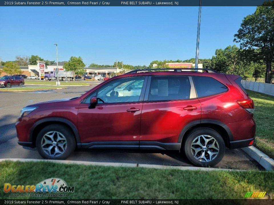 2019 Subaru Forester 2.5i Premium Crimson Red Pearl / Gray Photo #12