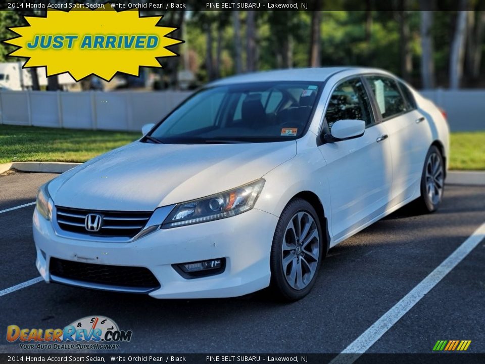 2014 Honda Accord Sport Sedan White Orchid Pearl / Black Photo #1