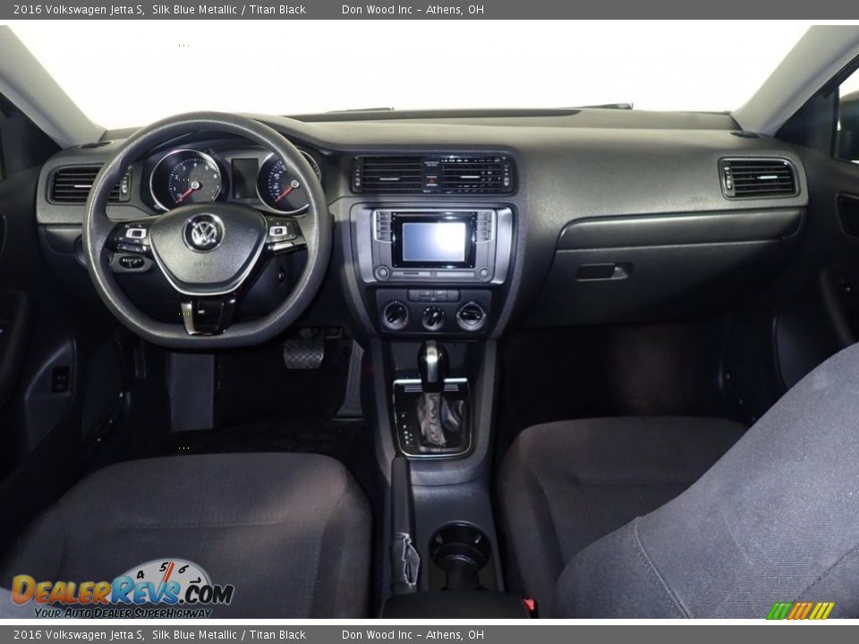2016 Volkswagen Jetta S Silk Blue Metallic / Titan Black Photo #20