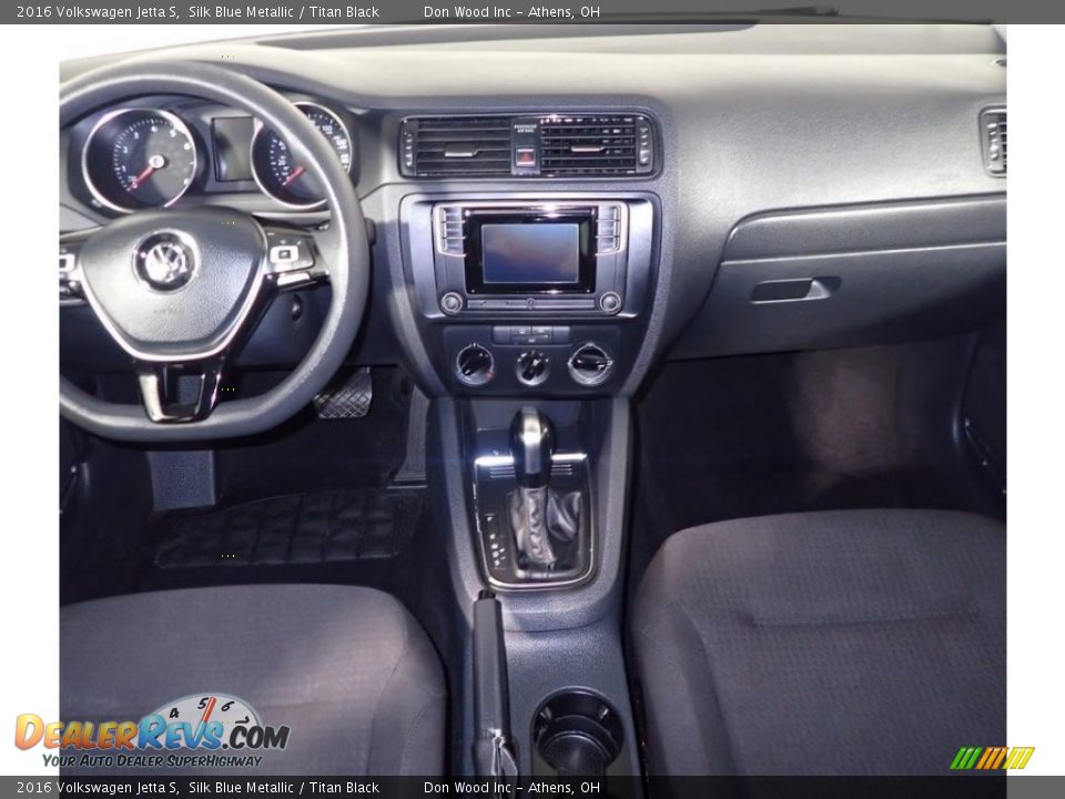 2016 Volkswagen Jetta S Silk Blue Metallic / Titan Black Photo #21