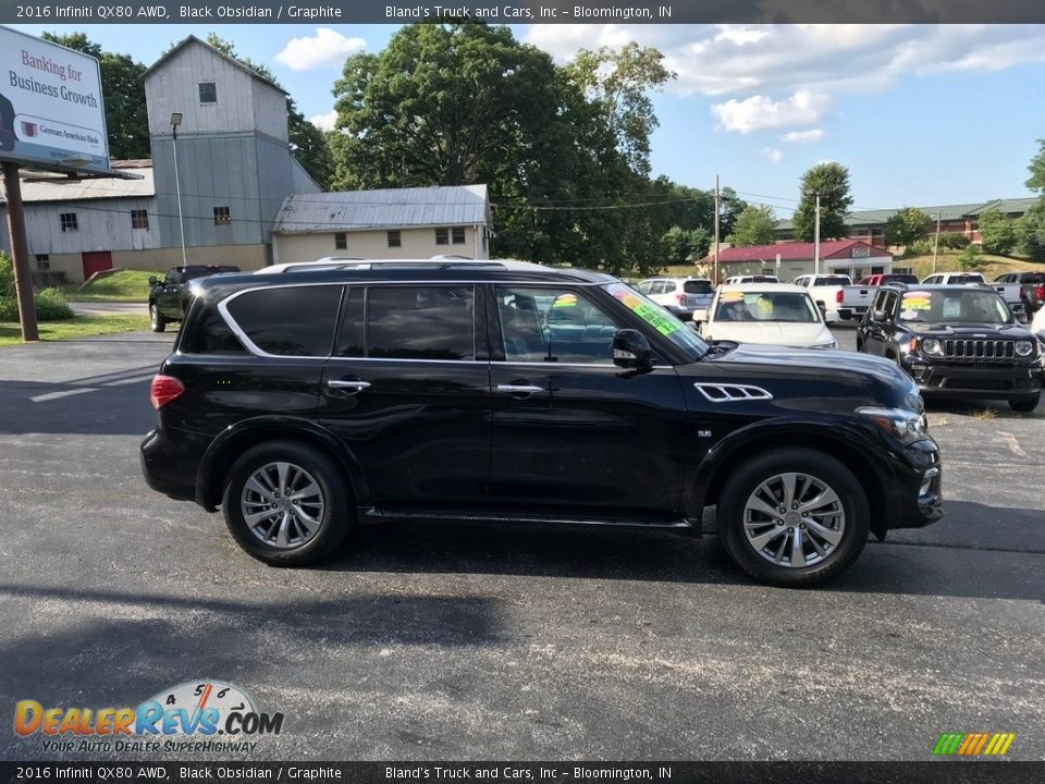 Black Obsidian 2016 Infiniti QX80 AWD Photo #5