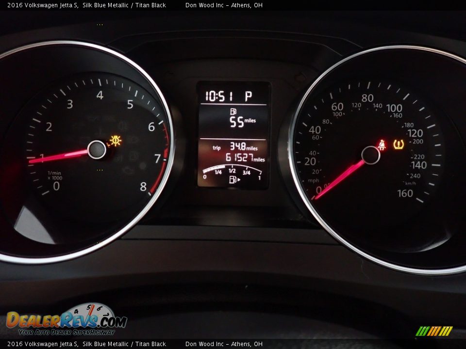 2016 Volkswagen Jetta S Silk Blue Metallic / Titan Black Photo #23