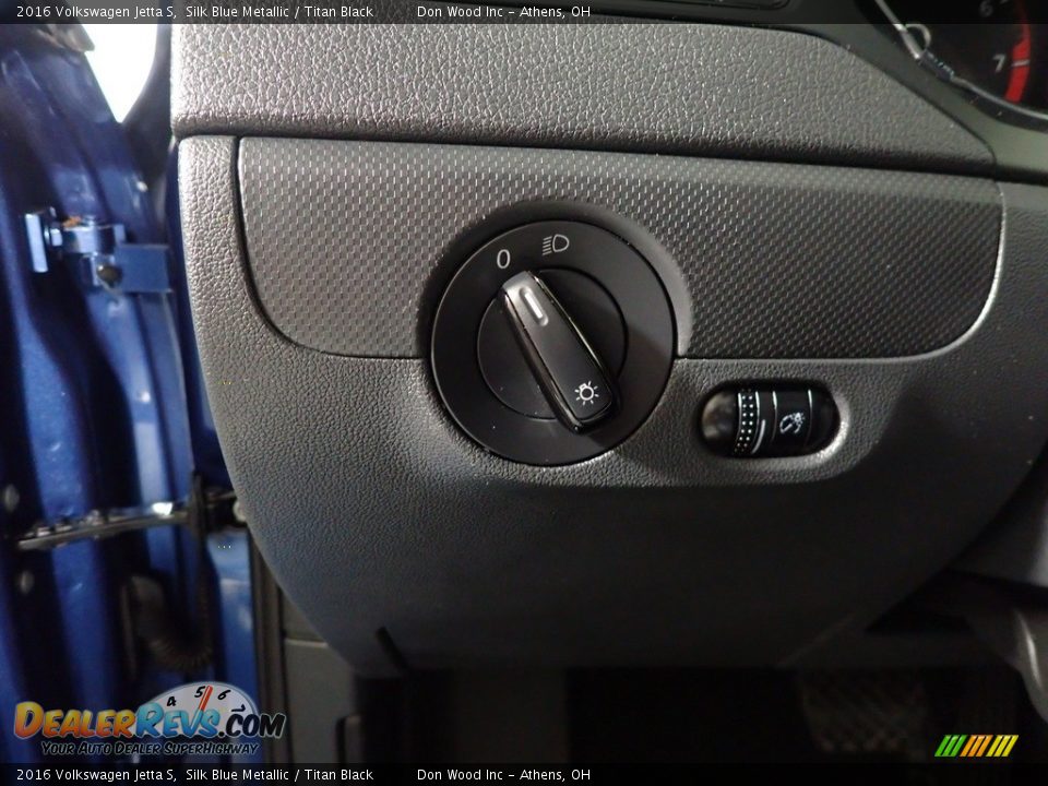 2016 Volkswagen Jetta S Silk Blue Metallic / Titan Black Photo #26