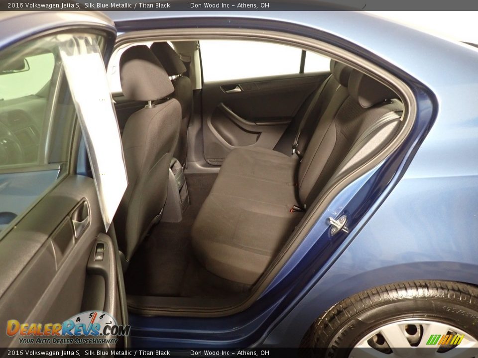2016 Volkswagen Jetta S Silk Blue Metallic / Titan Black Photo #30